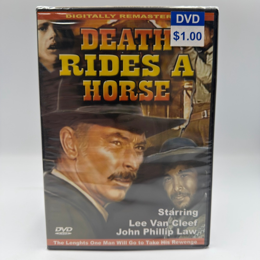 Death Rides a Horse DVD Lee Van‎ Cleef John Phillip Law Spaghetti Western MV33E
